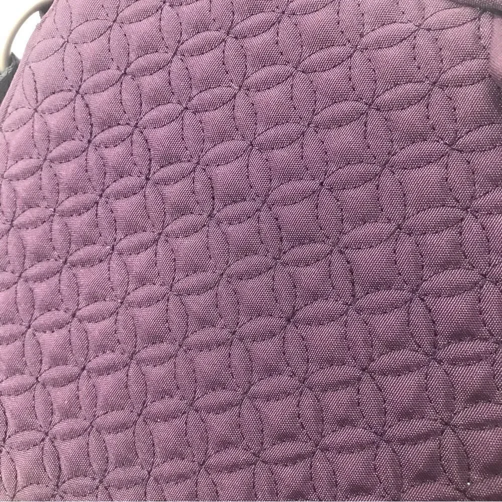 Belkin Quilted Purple Padded Zipper Sleeve Crossbody Device Bag